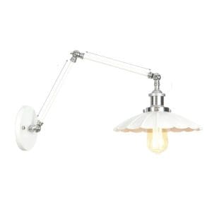 Applique Murale Vintage Blanc Coquillage - Louise Vintage