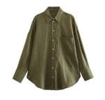 Chemisier Vintage Ample Vert - Louise Vintage