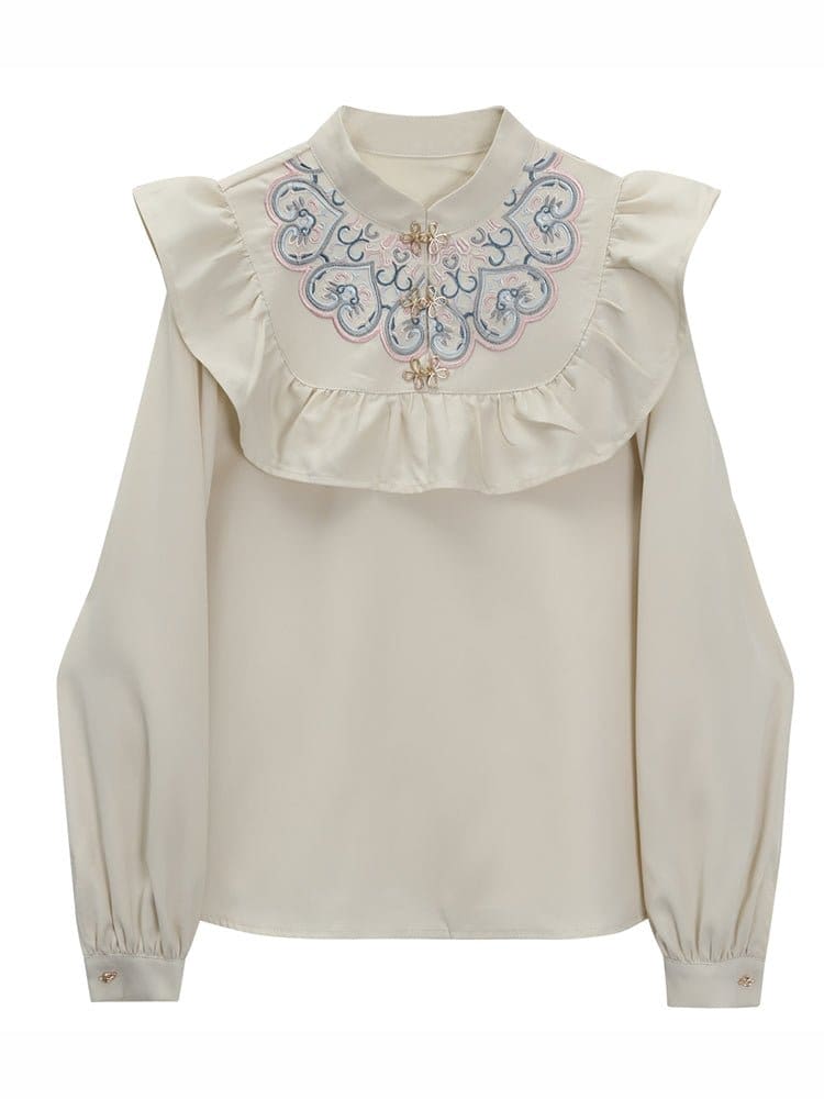 Chemisier Vintage Col Large - Louise Vintage