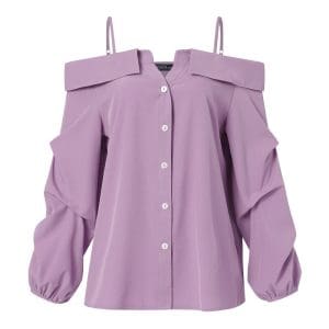 Chemisier Vintage Femme Epoque Violet - Louise Vintage