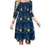 Femme Robe Année 70 Vintage Soirée - Louise Vintage