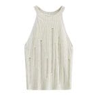 Haut Vintage Blanc Mi Saison - Louise Vintage