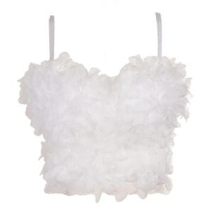 Haut Vintage Bustier Blanc - Louise Vintage