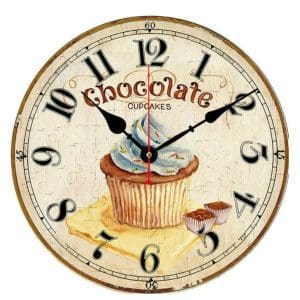 Horloge Murale Cupcake Vintage - Louise Vintage