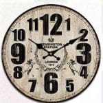 Horloge Murale Géante Vintage Londres - Louise Vintage