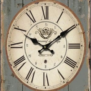 Horloge Murale Vintage 40 cm Châteauneuf Du pape - Louise Vintage