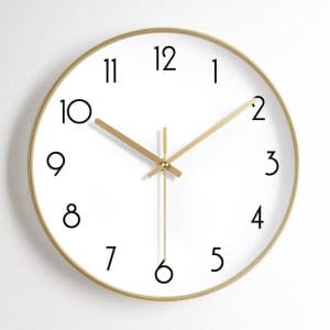 Horloge Murale Vintage Années 70 Blanc - Louise Vintage