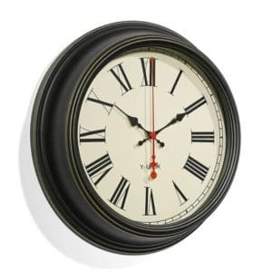 Horloge Murale Vintage Gare Noire - Louise Vintage