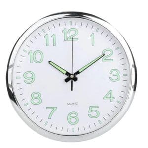 Horloge Murale Vintage Gare Noire Aiguilles vertes - Louise Vintage