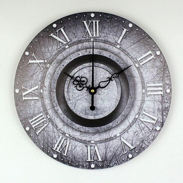 Horloge Murale Vintage Rétro Sculpture - Louise Vintage