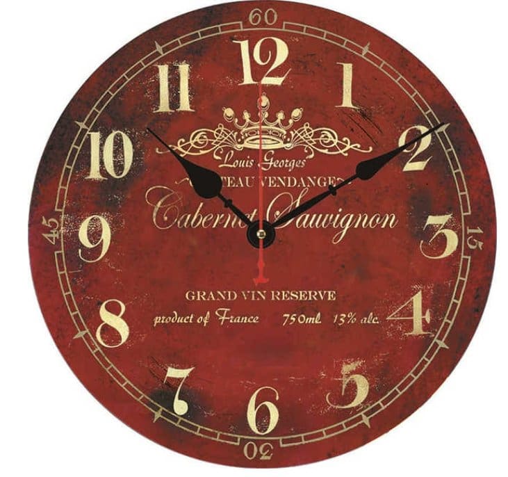 Horloge Murale Vintage Saint Emilion - Louise Vintage