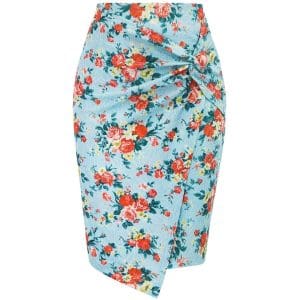 Jupe Crayon Vintage Florale - Louise Vintage