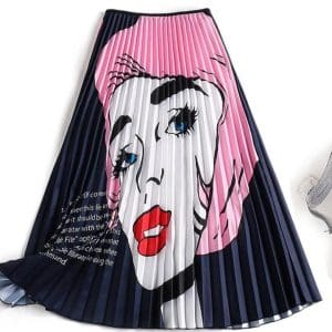 Jupe Longue Vintage Plissée Rock - Louise Vintage