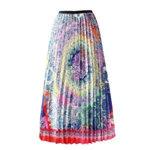 Jupe Longue Vintage Plissée Woodstock - Louise Vintage