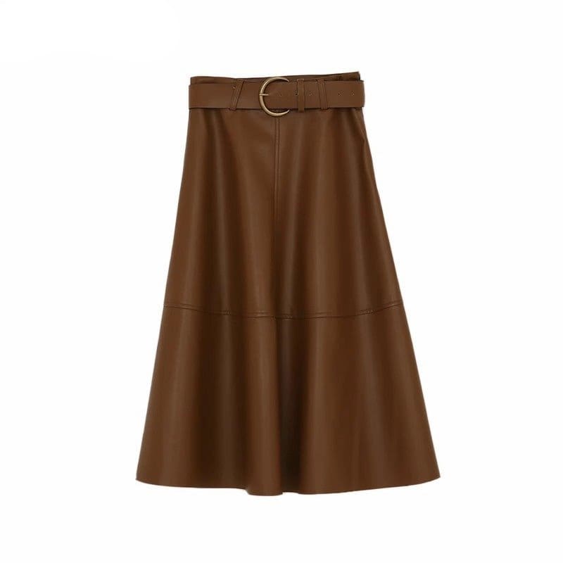 Jupe Marron Vintage - Louise Vintage