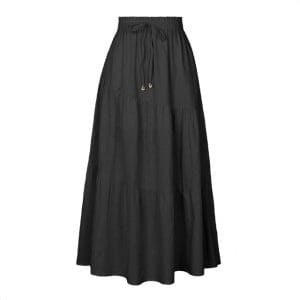 Jupe Midi Noire Vintage - Louise Vintage