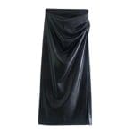 Jupe Taille Haute Plissé Longue Vintage - Louise Vintage