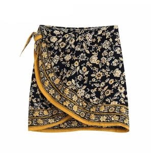 Jupe Vintage Années 80 Fleurie - Louise Vintage