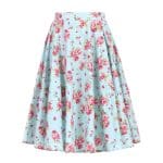Jupe Vintage Ciel Roses - Louise Vintage