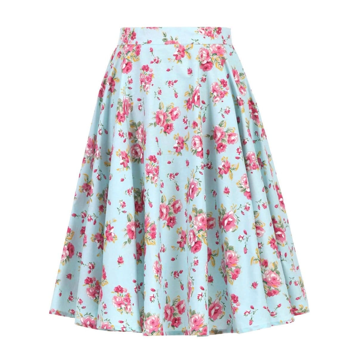 Jupe Vintage Ciel Roses - Louise Vintage