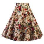 Jupe Vintage Classique Fleurs - Louise Vintage