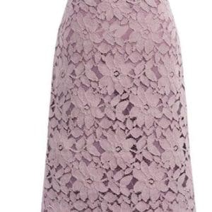 Jupe Vintage Dentelle Grande Taille Rose - Louise Vintage