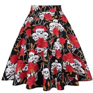 Jupe Vintage Tête de Mort - Louise Vintage