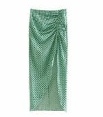Jupe Vintage Verte à Pois - Louise Vintage