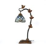 Lampe Art Déco Vintage Bleu - Louise Vintage