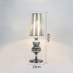 Lampe de Bureau Vintage Année 50 Argent - Louise Vintage