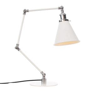 Lampe Industrielle Vintage Blanc à Poser - Louise Vintage