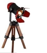 Lampe sur Pied Vintage Rouge - Louise Vintage