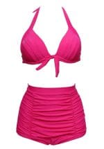 Maillot de Bain Année 60 Vintage Rose - Louise Vintage