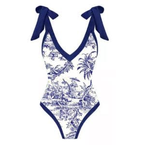 Maillot de Bain Femme Style Vintage Shorty Violet - Louise Vintage