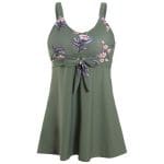 Maillot de Bain Grande Taille Vintage 2 Pièces Jupe - Louise Vintage