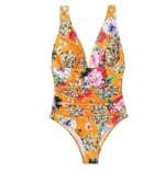 Maillot de Bain Pin Up Vintage Jaune Vert - Louise Vintage