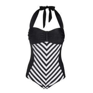 Maillot de Bain Style Vintage Noir - Louise Vintage
