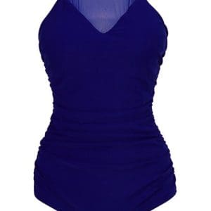 Maillot de Bain une Pièce Col Haut Vintage - Louise Vintage