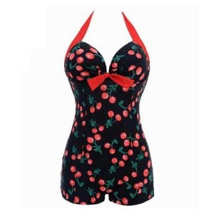 Maillot de Bain une Piece Vintage Cerises - Louise Vintage