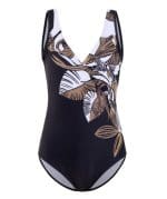 Maillot de Bain Vintage 1 Pièce Bleu Floral - Louise Vintage