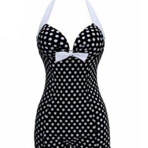 Maillot de Bain Vintage 1 Pièce Pois - Louise Vintage