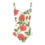 Maillot de Bain Vintage 1 Pièce Rouge Floral - Louise Vintage