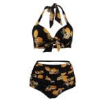 Maillot de bain Vintage Bikini taille haute fruits - Louise Vintage