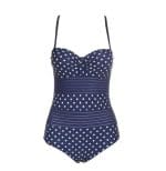 Maillot de Bain Vintage Bleu pois - Louise Vintage