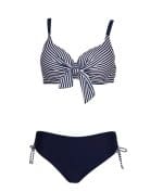 Maillot de Bain Vintage Marin Rouge - Louise Vintage