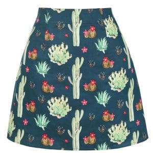 Mini Jupe Vintage Cactus - Louise Vintage