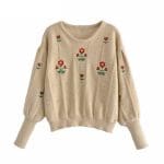 Pull à Motif Vintage - Louise Vintage