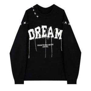 Pull Années 90 Noir - Louise Vintage