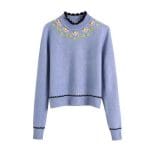 Pull Fleuri Vintage - Louise Vintage