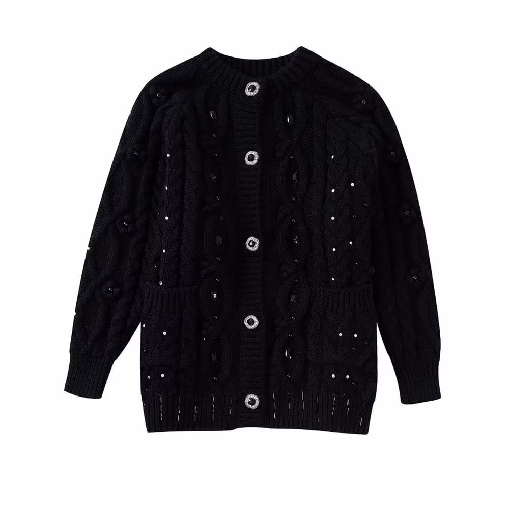 Pull Pecheur Bouton Vintage Femme - Louise Vintage